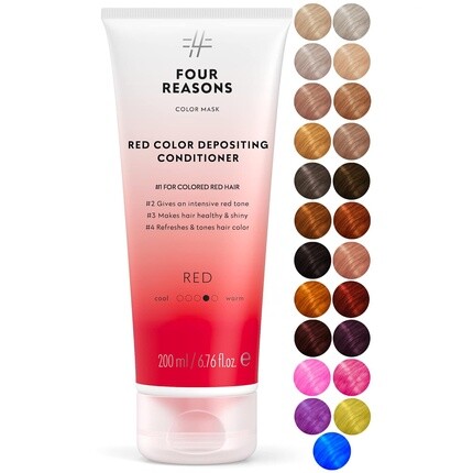 

FOUR REASONS Color Mask Red Toning Treatment Цветной кондиционер, 6,76 жидких унций