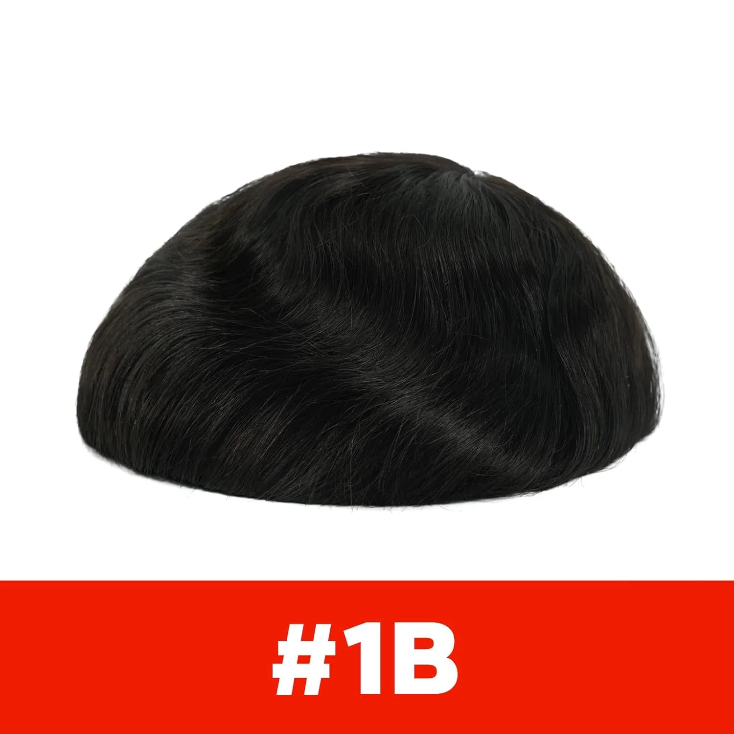 Мужской парик из натуральных волос с французским кружевом от Lordhair Lordhair, Off Black 1B# — фото 2