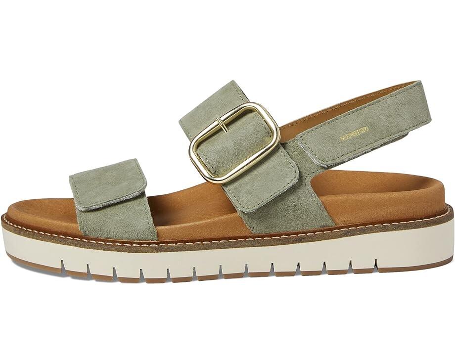 Сандалии Mephisto Belona, цвет Light Khaki Velcalf Premium — фото 4