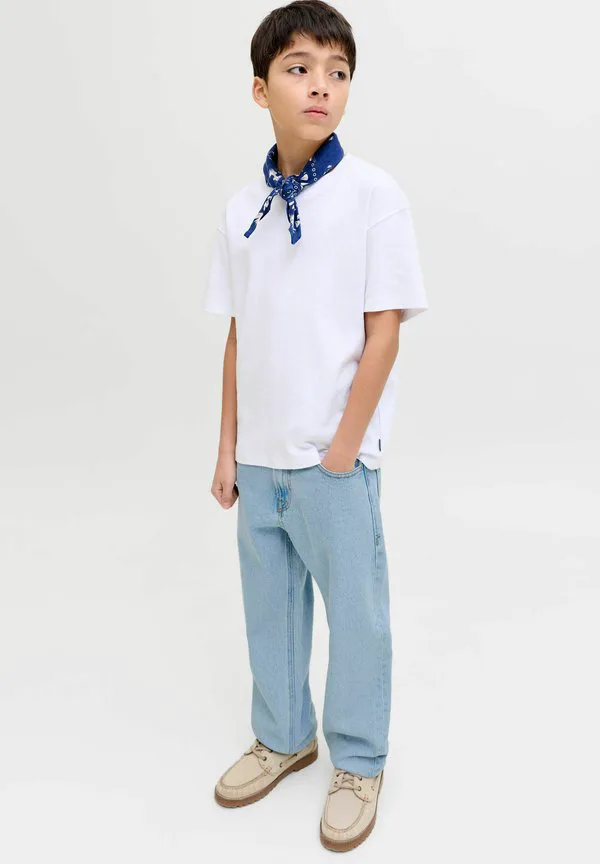 Джинсы свободного кроя jjichris jjclassic at 041 relaxed fit Jack & Jones Junior, Blue Denim — фото 4