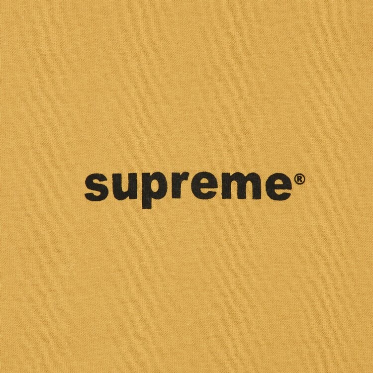 Футболка Supreme Fuck Money Tee, цвет Mustard — фото 3