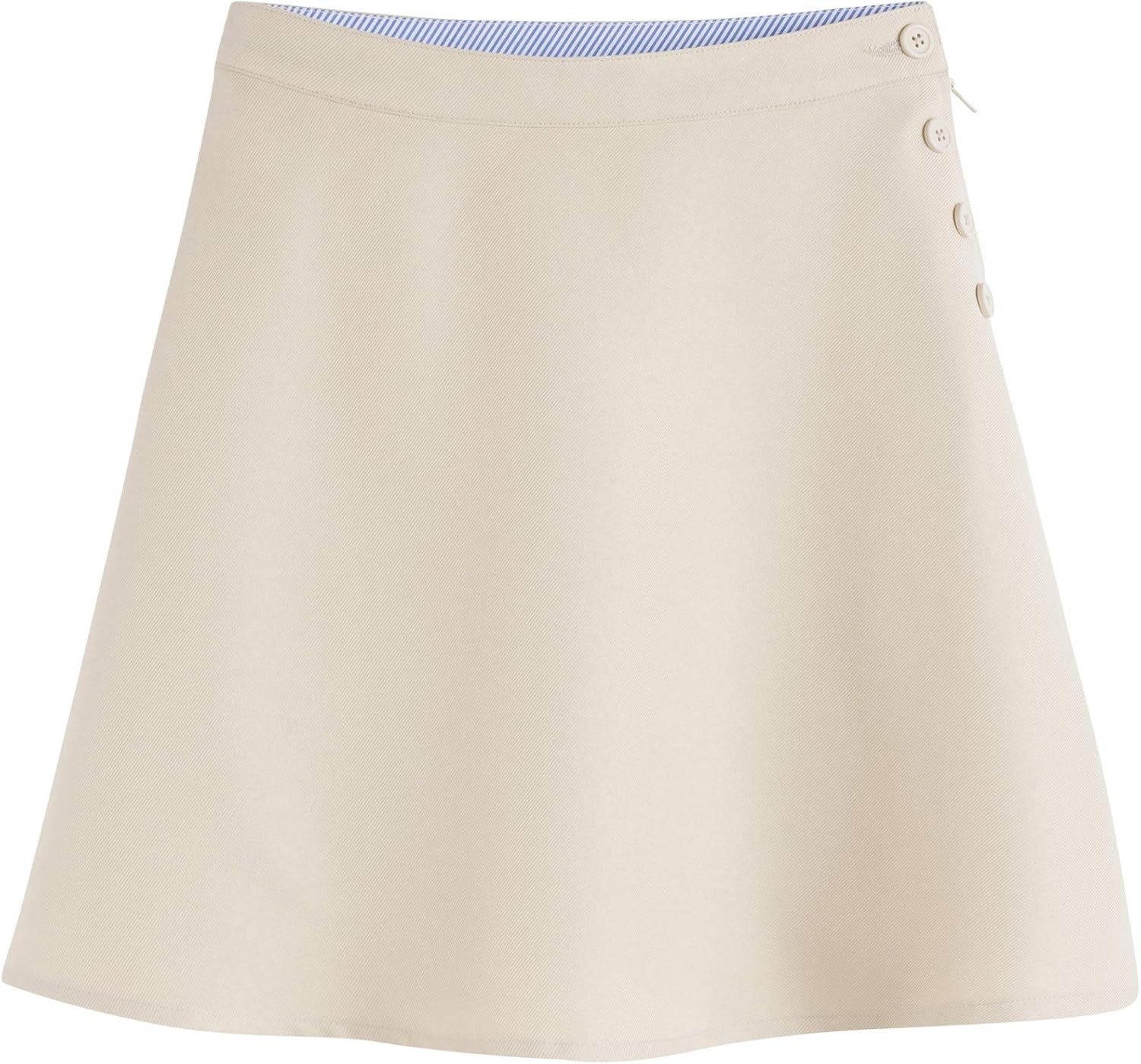 

Юбка-шорты Tommy Hilfiger для девочек А-силуэта с боковыми пуговицами, регулируемым кроем и карманом, Khaki