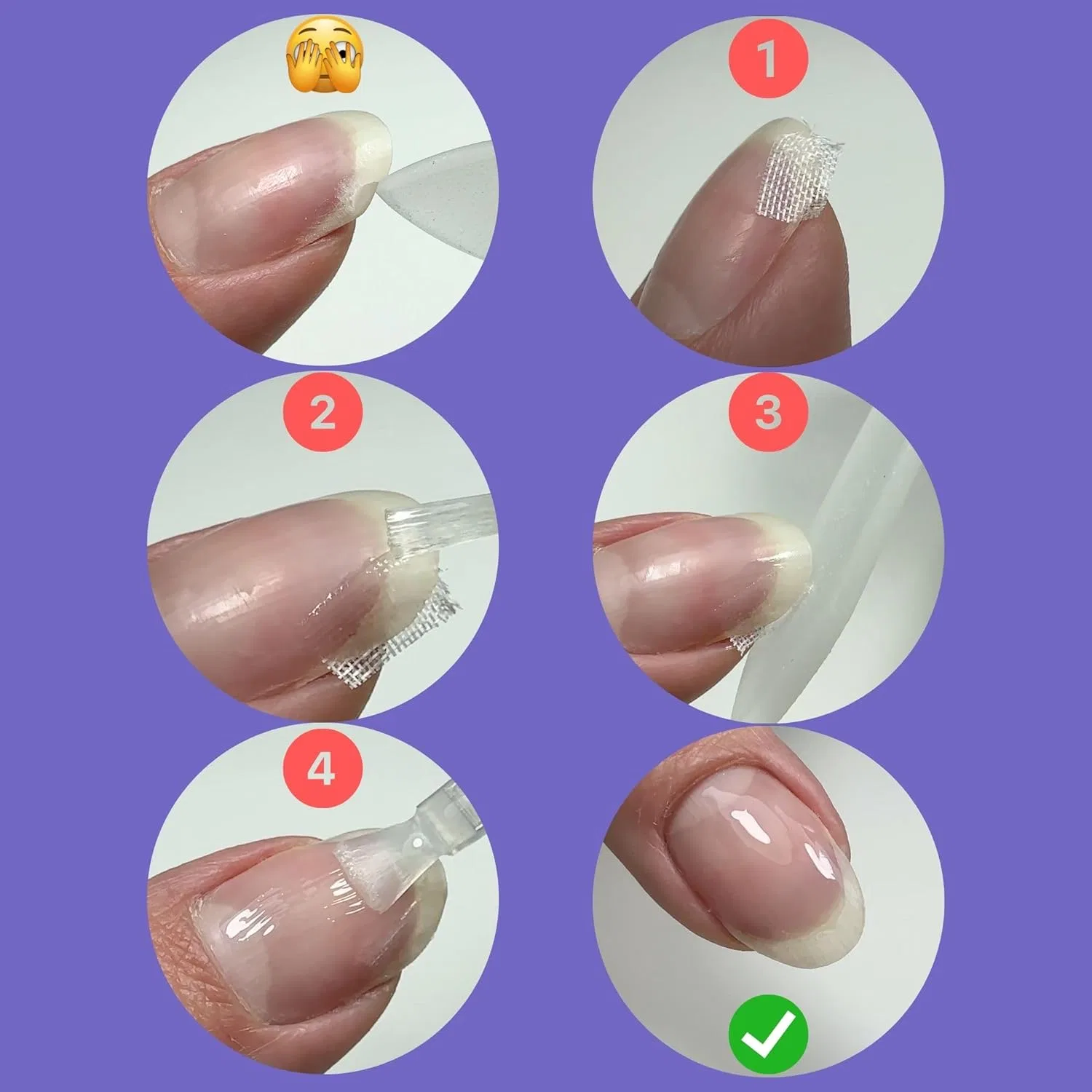 Набор для ремонта ногтей ND24 NailDesign SOS (4 предмета) Nd24 Naildesign — фото 2