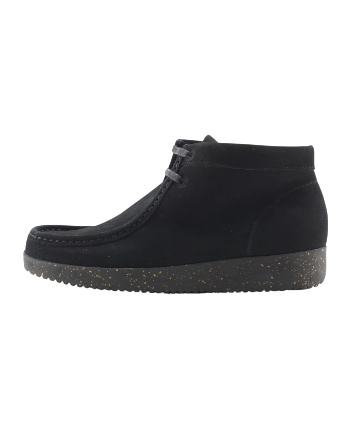Замшевые ботинки на шнуровке Nature Footwear, черный