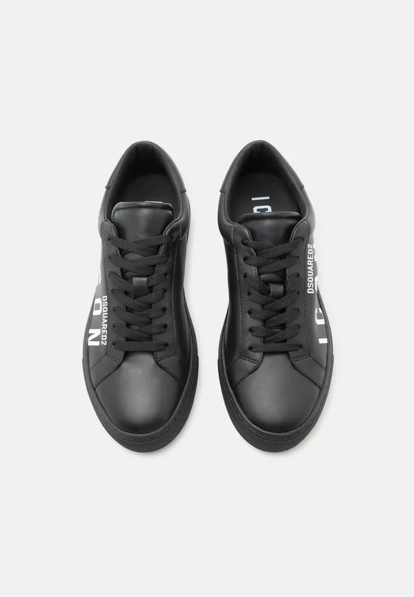 Тренеры Dsquared2 Icon, Black/White — фото 4