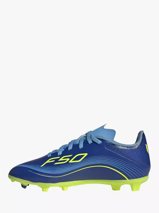 Детские футбольные бутсы F50 Messi League, синие adidas — фото 3