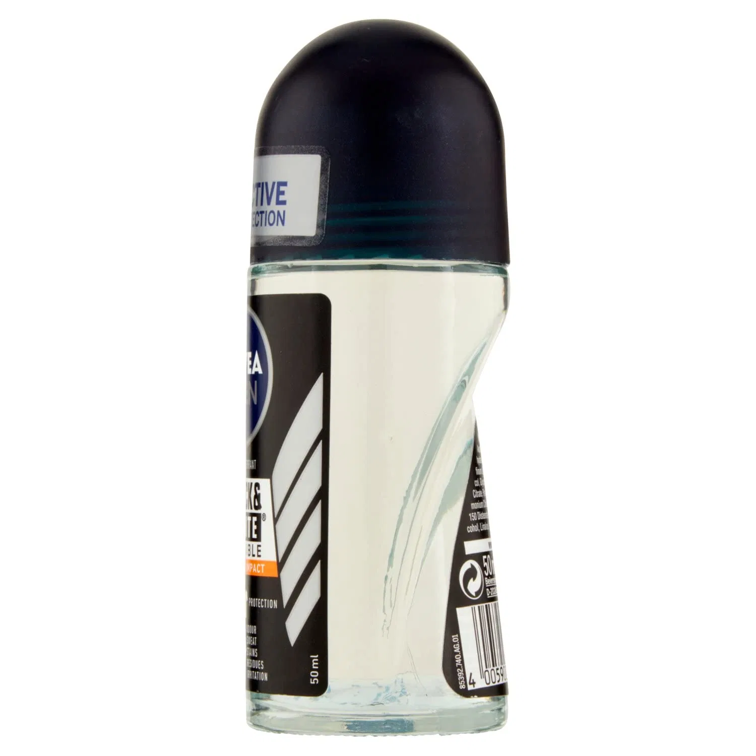 Мужской роликовый дезодорант Nivea Men Black&White Invisible Ultimate Protection, 50 мл Nivea Men — фото 4