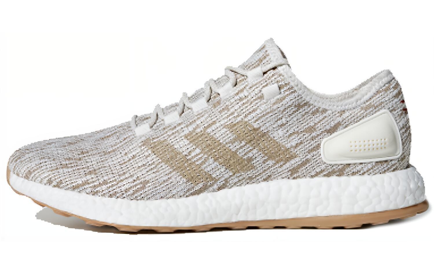 

Кроссовки Pure Boost 2017 унисекс с низким верхом, белые/голое золото Adidas