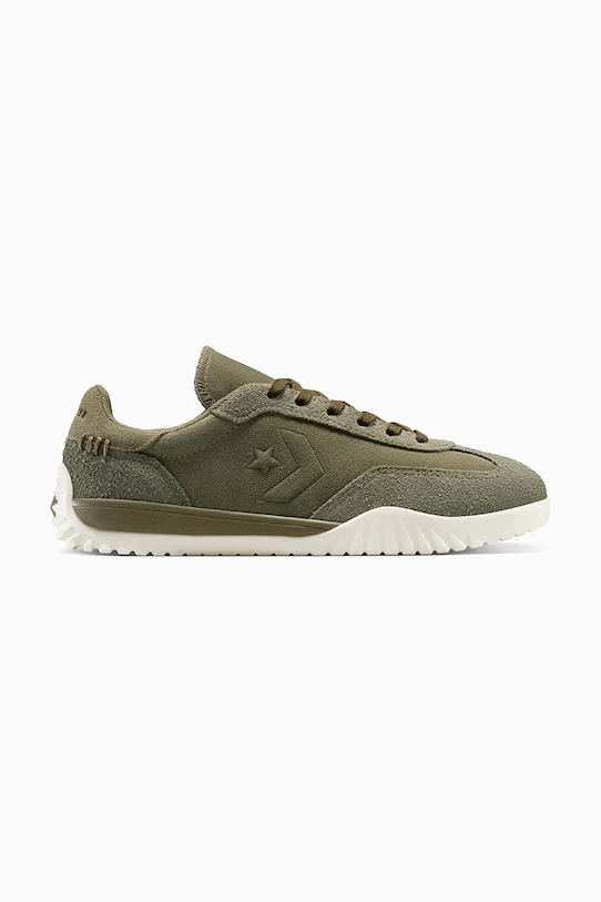 Замшевые кроссовки Run Star Trainer Converse, зеленый