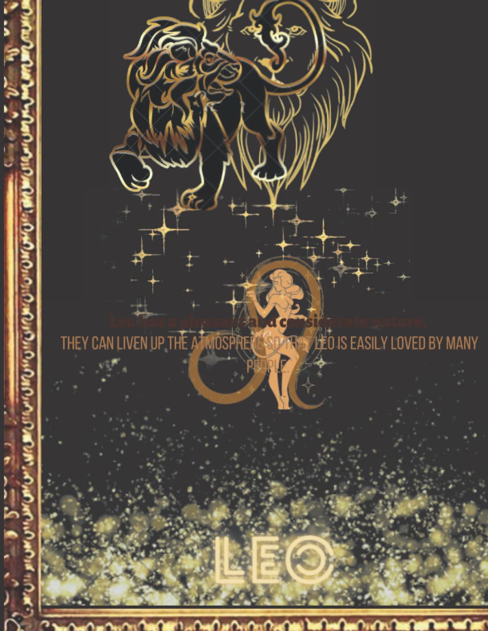 

Notebook Zodiac: leo Notebook 8.5 x 11 inche - 110 striped page || Black and Stylish Cover /Dotted Notebook/Journal (Independently published)