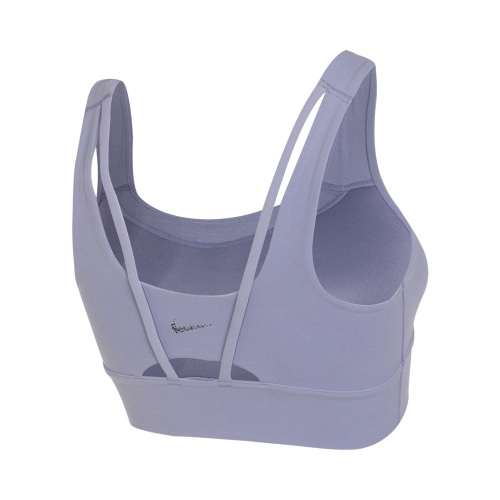 Бюстгальтер (WMNS) Nike Zenvy Longline Medium-Support Padded Sports Bra 'Ashen Slate Black' — фото 2