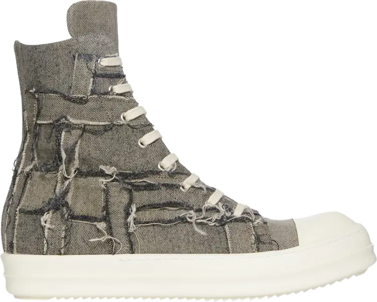 

Кроссовки Rick Owens Wmns DRKSHDW Luxor Slashed High 'Mineral Pearl', серый