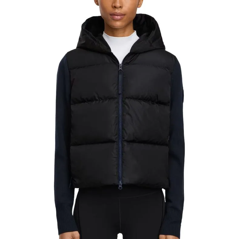 Hybridge Wide Quilt Hooded Jacket Canada Goose, night melody черный — фото 3