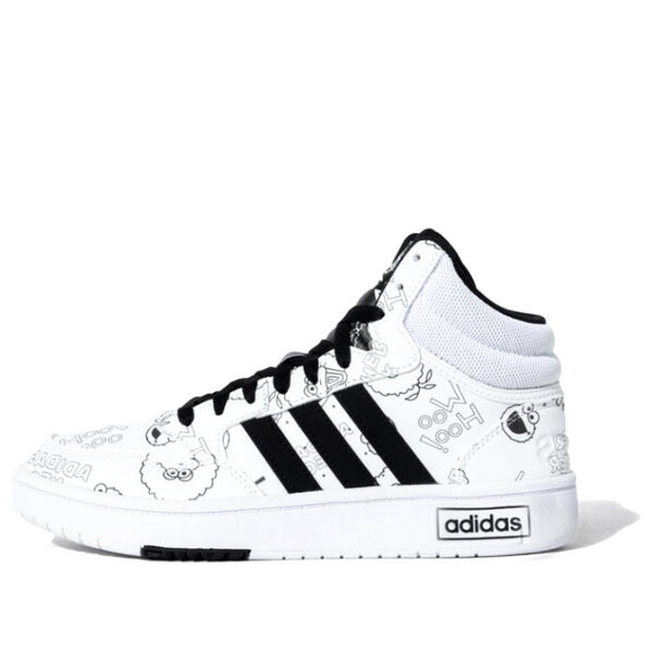 

Кроссовки neo hoops 3.0 x улица сезам Adidas, белый