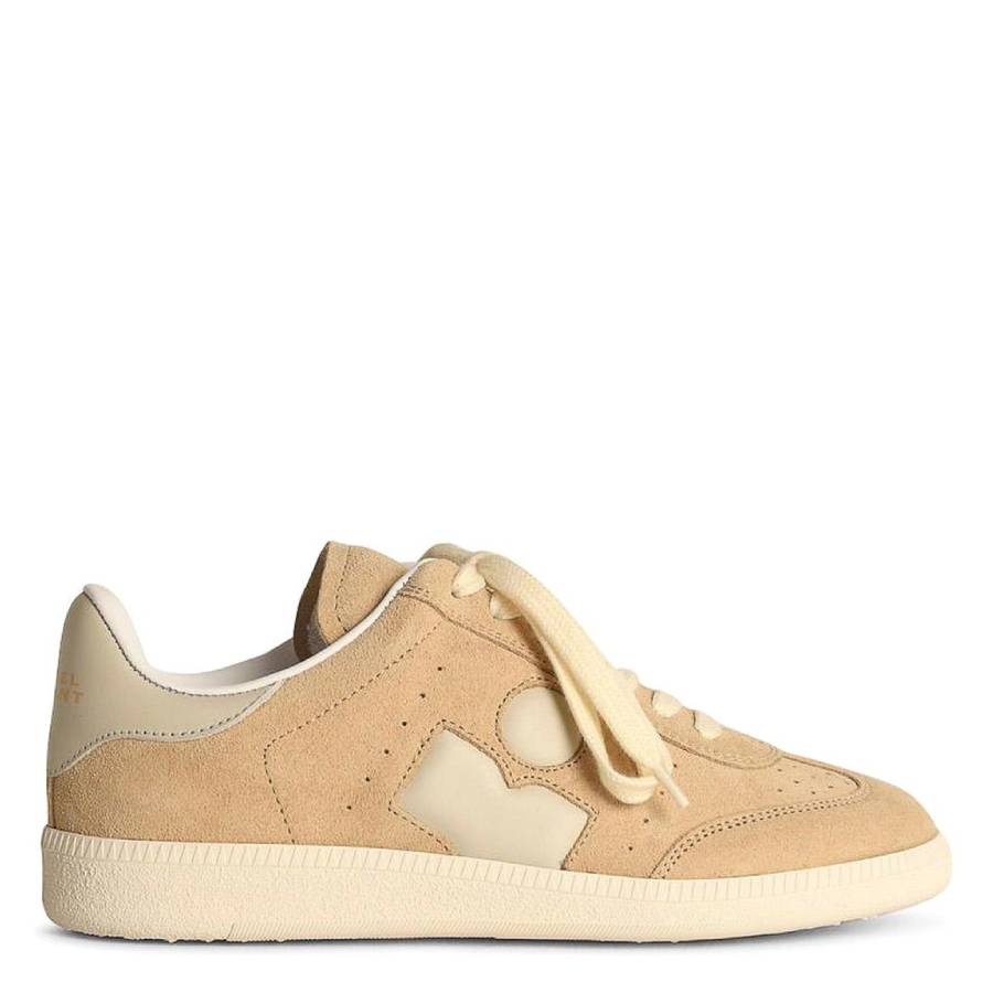 Isabel Marant Женские Кроссовки Logo из замши Toffee, Toffee