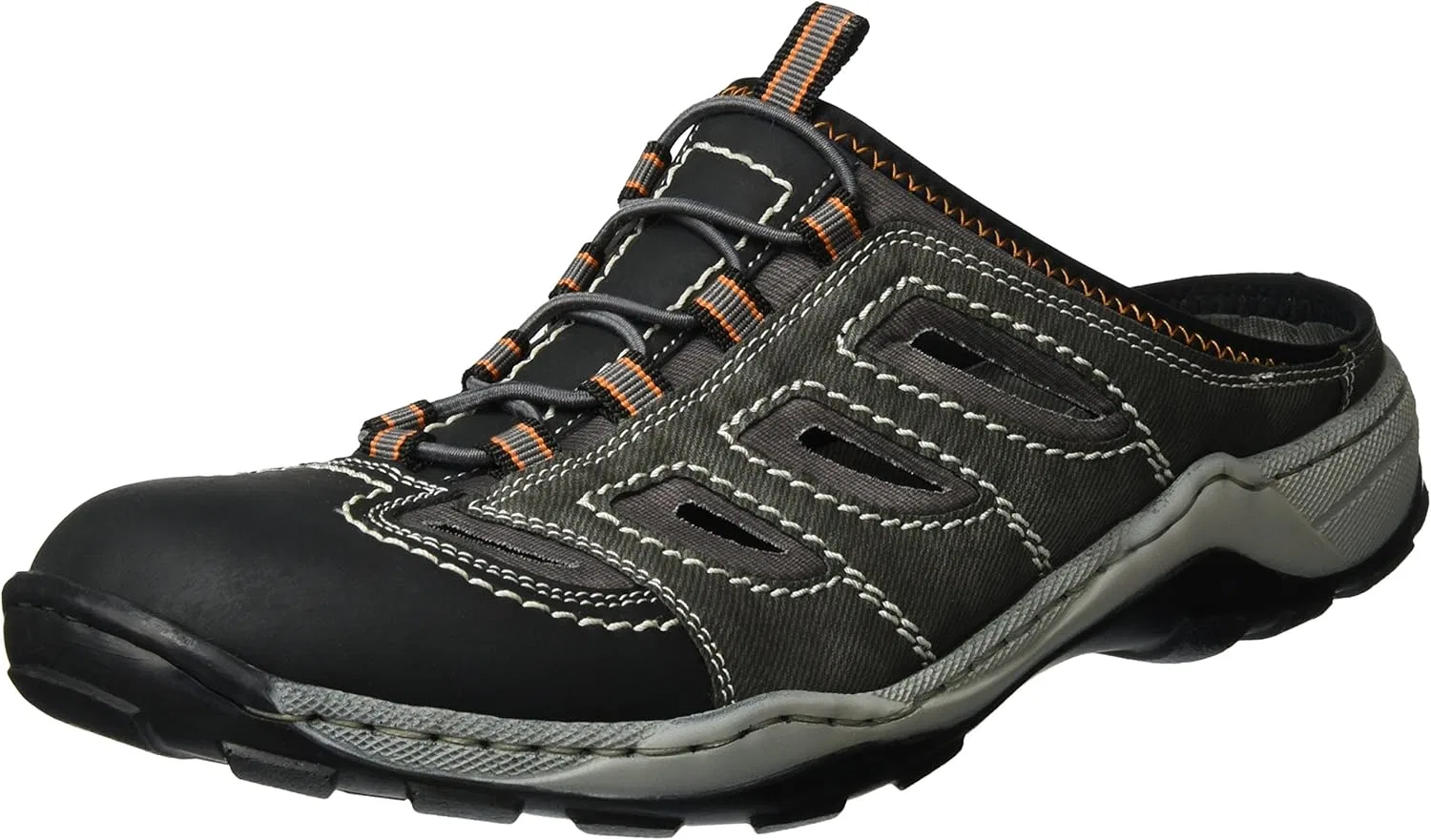 Мужские тапочки Rieker Rieker 08096, Grey Black Smoke Smoke 00
