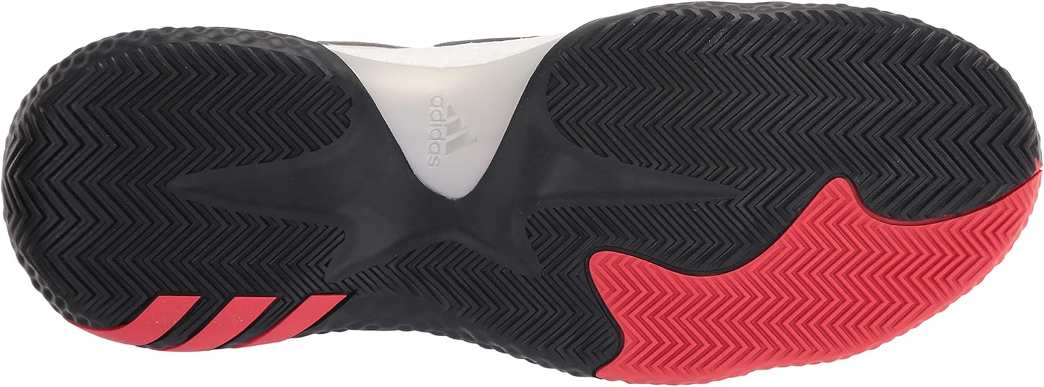 Мужские кроссовки adidas Harden Vol 6, белый/красный/ярко-красный — фото 4