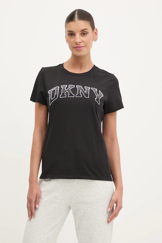 

Футболка из хлопка Dkny, черный