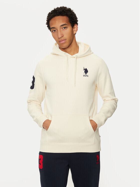 

Толстовка обычного кроя U.S. Polo Assn., экрю