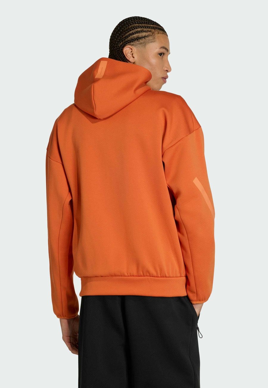 Толстовка Adidas Sportswear M Z N E FZ, Fox Orange/Orange — фото 2