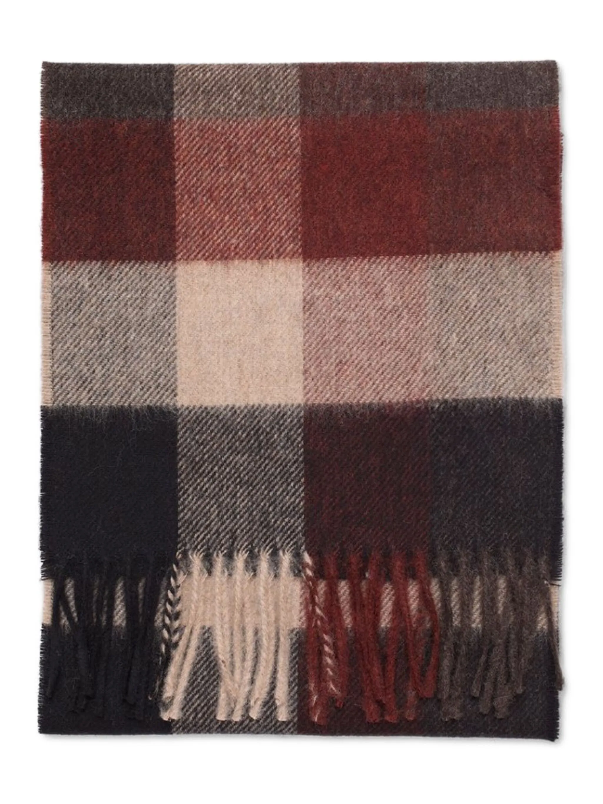 

Клетчатый шарф Moon Norse Projects, красный