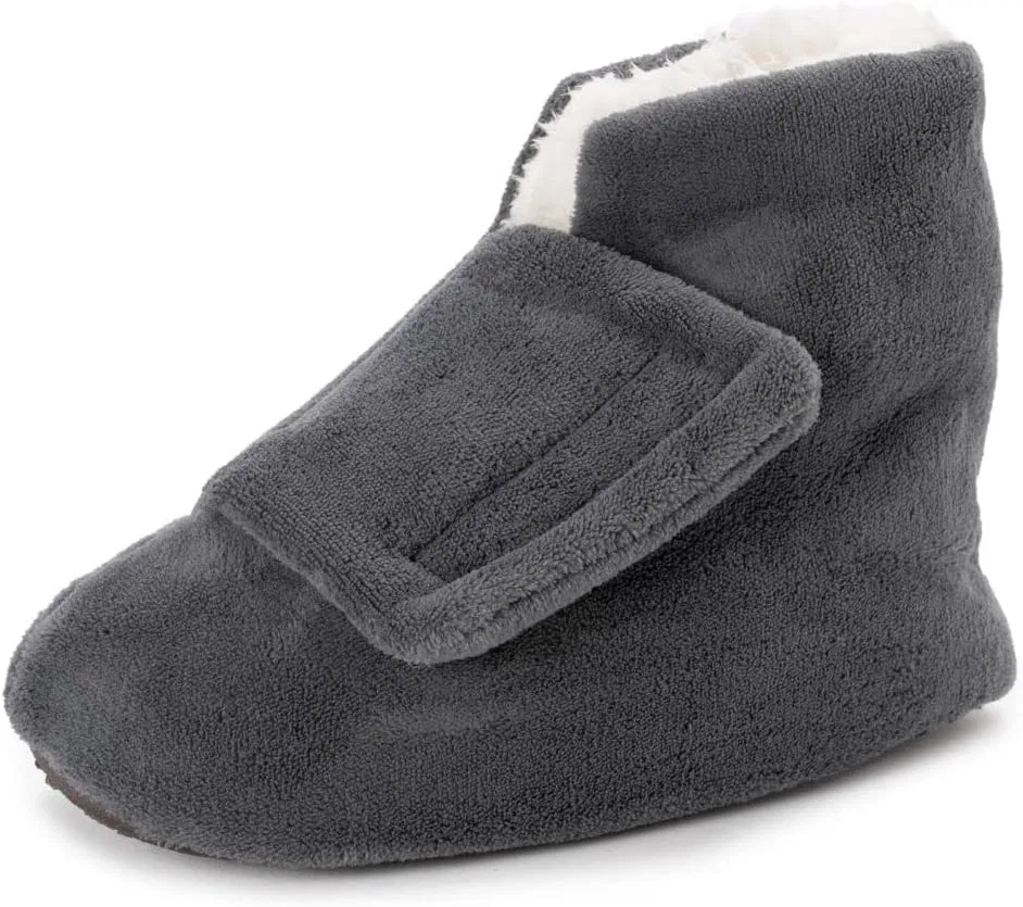 Тапочки с регулировкой MUK LUKS, стальной серый