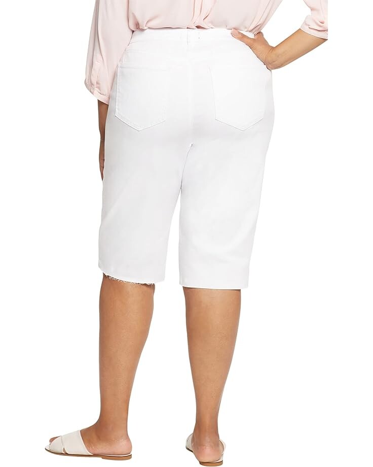 

Шорты Nydj Plus Size Kristie 80s Bermuda in Optic White, цвет Optic White