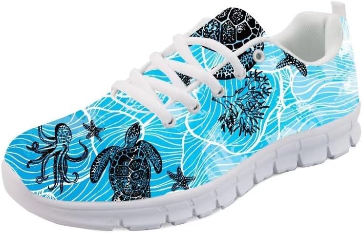 

Кроссовки Forchrinse Purple Bling Bling Galaxy с принтом космоса, унисекс, женские беговые, мужские легкие спортивные дышащие, Sea Turtle Outputs Shell