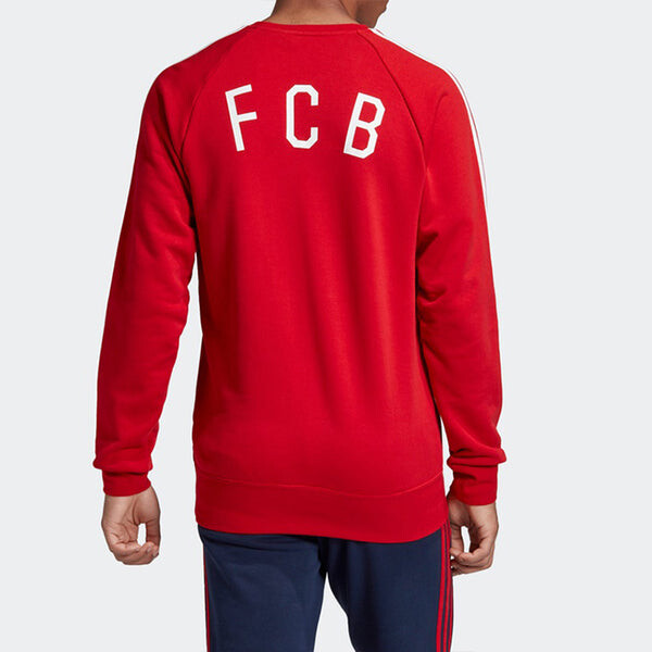 Толстовка с капюшоном fcb gra cr swt bayern munich футбольная толстовка мужская красная Adidas, красный — фото 4