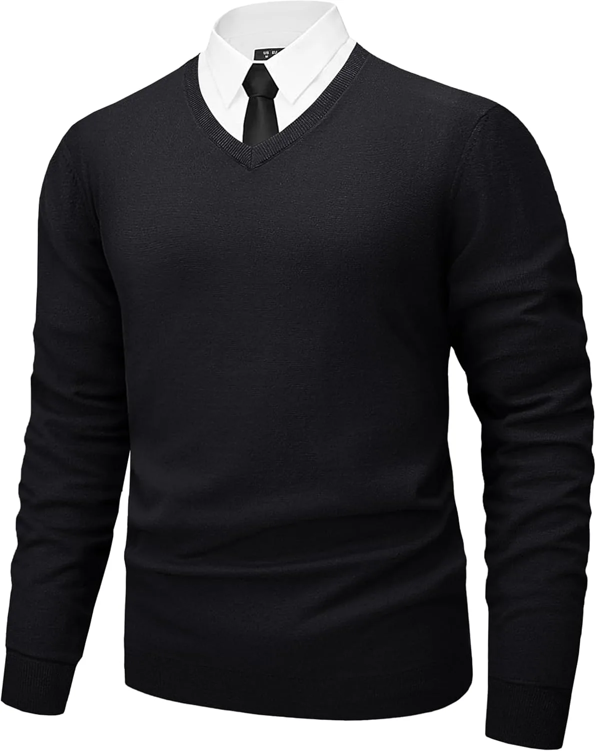 

Мужской свитер MAGNIVIT V-образным вырезом легкий вязаный