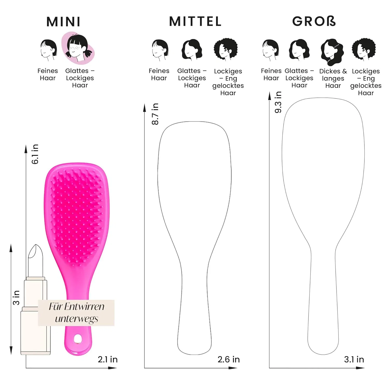 Расческа для спутанных волос «Ultimate Detangler Small» от Tangle Teezer Tangle Teezer — фото 3