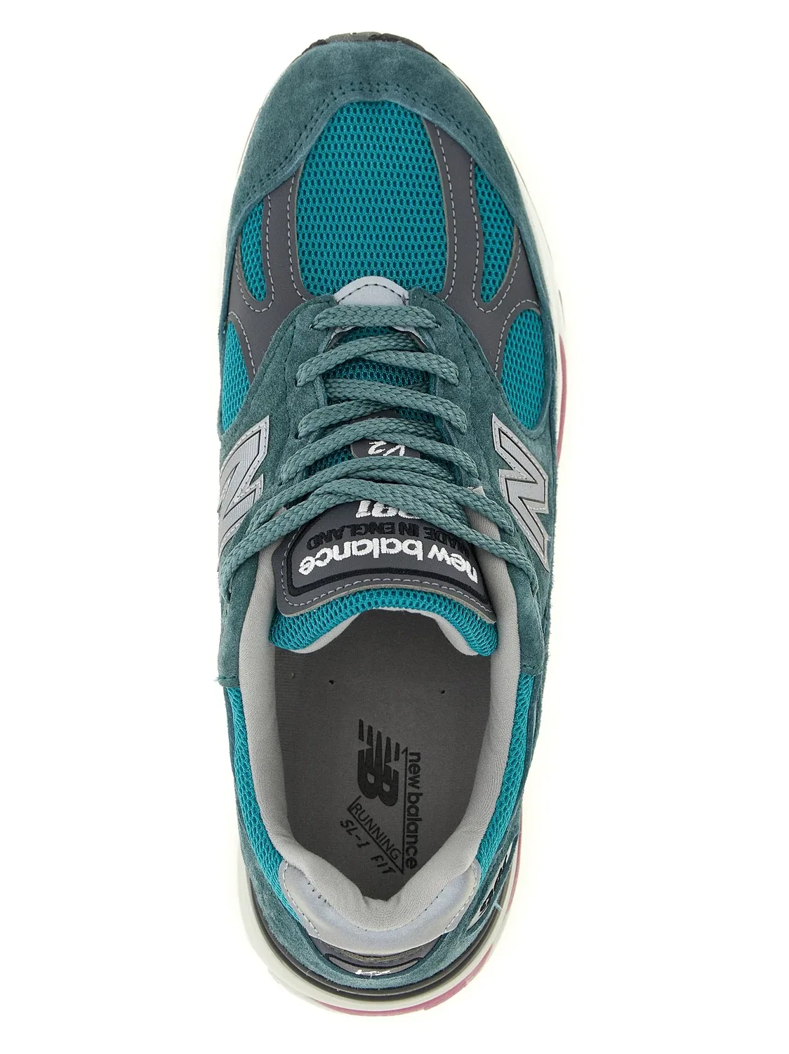 Кроссовки 'Сделано в Великобритании 991v2' NEW BALANCE, зеленый — фото 4