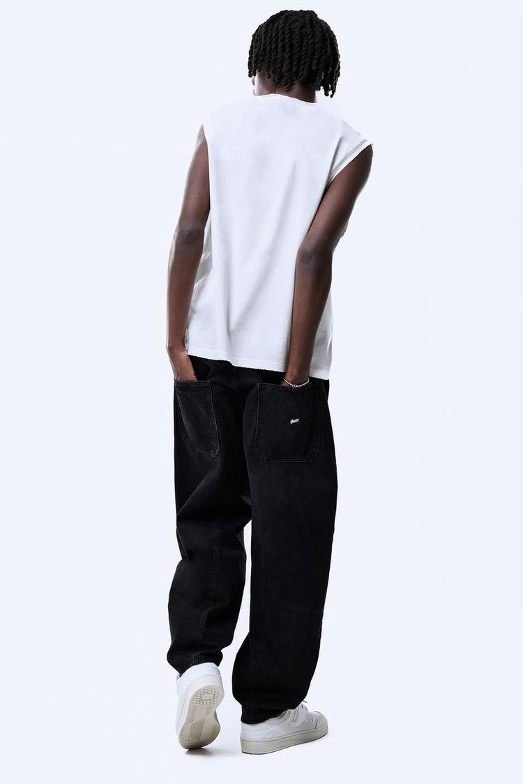 

Джинсы Balloon fit Pull And Bear, черный