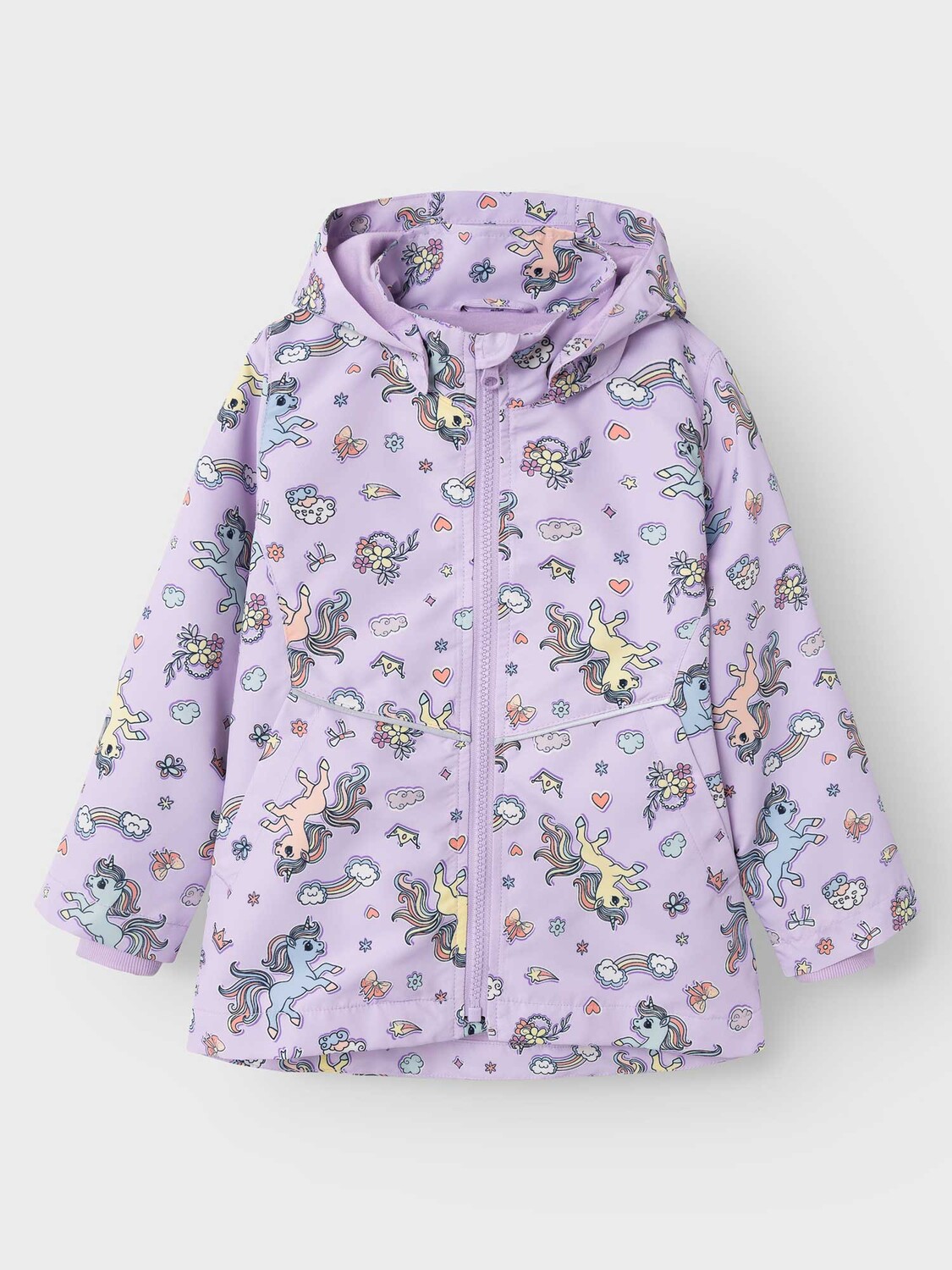 

Куртка Name It NMFMAXI JACKET STICKERS UNICORN, разноцветный