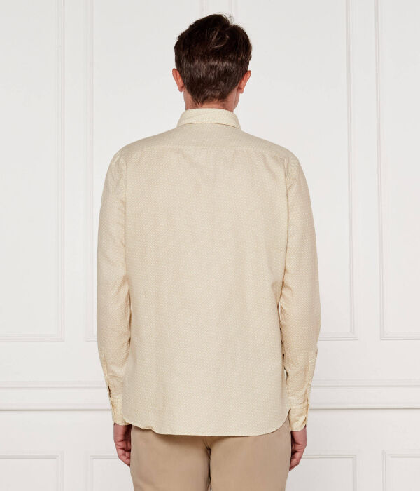 Льняная рубашка c-hal-kent-c1-223 Casual fit Boss, желтый — фото 3