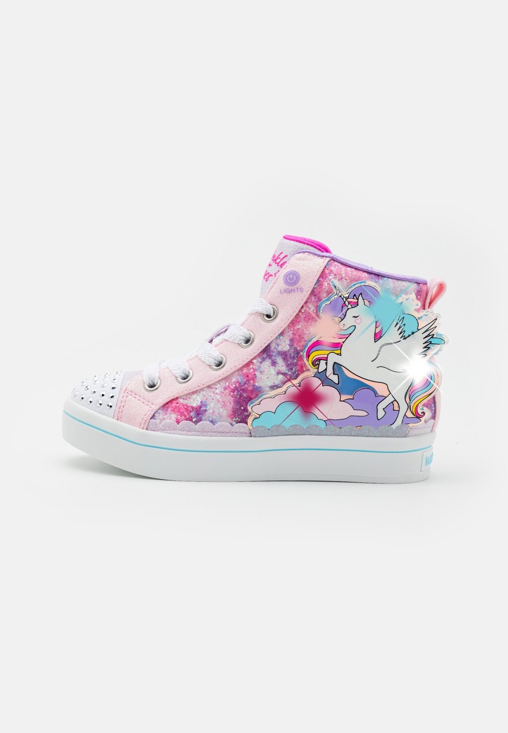 

Высокие кеды Twi-Lites 2.0 Skechers, цвет pink/multi-coloured