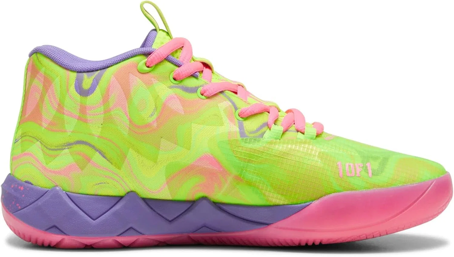 Кроссовки PUMA MB.01 Inverse Toxic Men's, Purple — фото 3