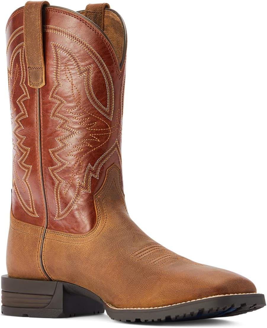 Мужские вестерн-бутсы Ariat Hybrid Ranchwork, красный — фото 3