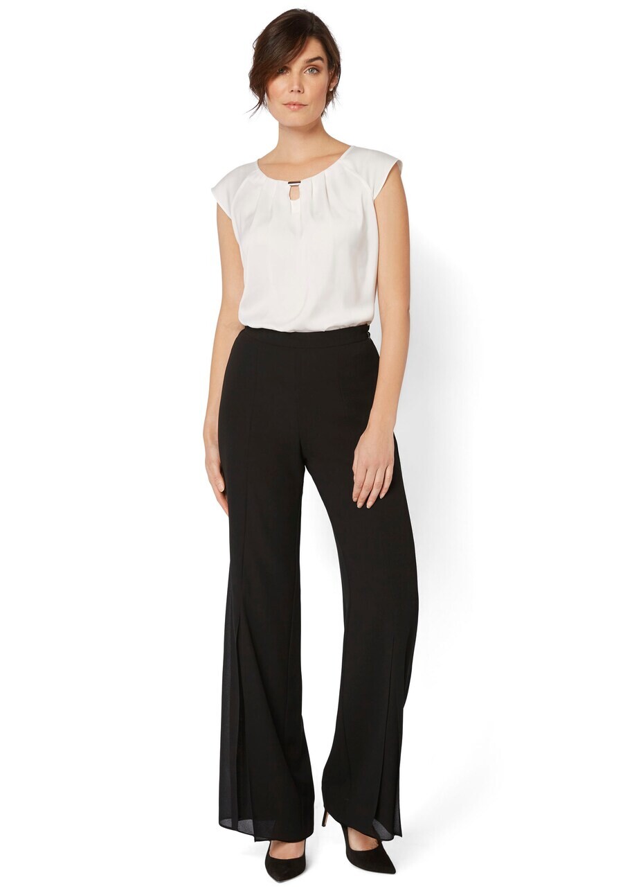 

Тканевые брюки HERMANN LANGE Collection Wide leg Pants, черный