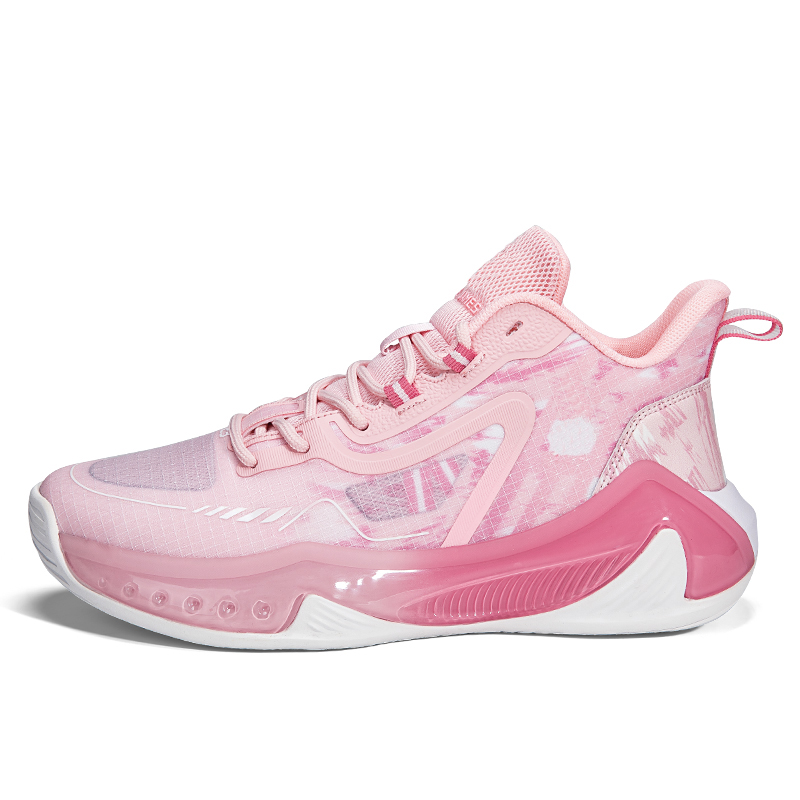 

ANDEZHANMUSI Амортизирующие противоскользящие износостойкие поддерживающие низкие баскетбольные кроссовки унисекс Cherry Blossom Pink, цвет Cherry Blossom Pink