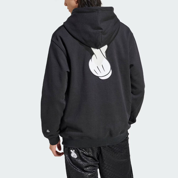 Толстовка оригинал x mickey mouse аппликация хлопок толстовка азиатские размеры Adidas, черный — фото 3