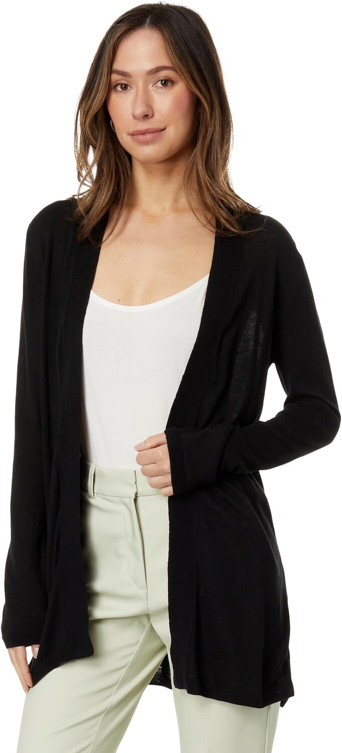 

Свитер All Year Back Of Chair Cardigan NIC+ZOE, цвет Black Onyx