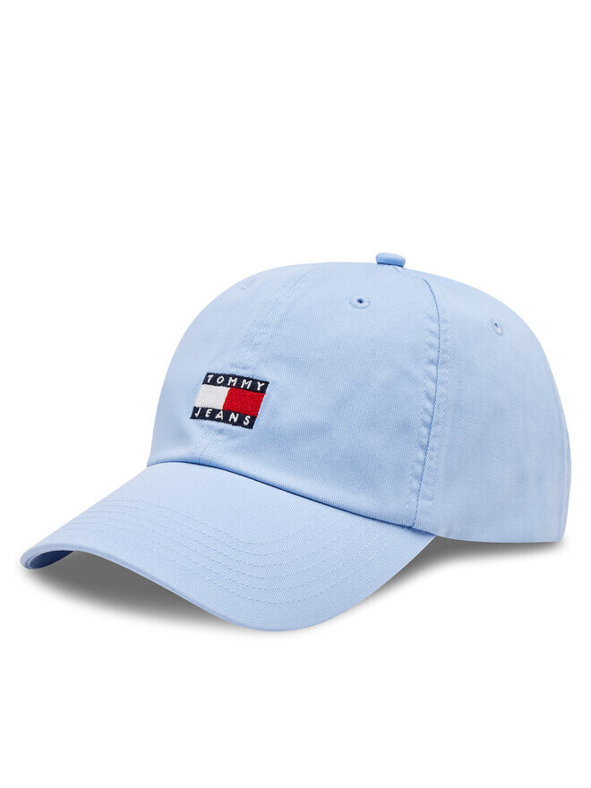 

Бейсболка Tommy Jeans Tjw Heritage Cap AW0AW15848, небесно-голубой