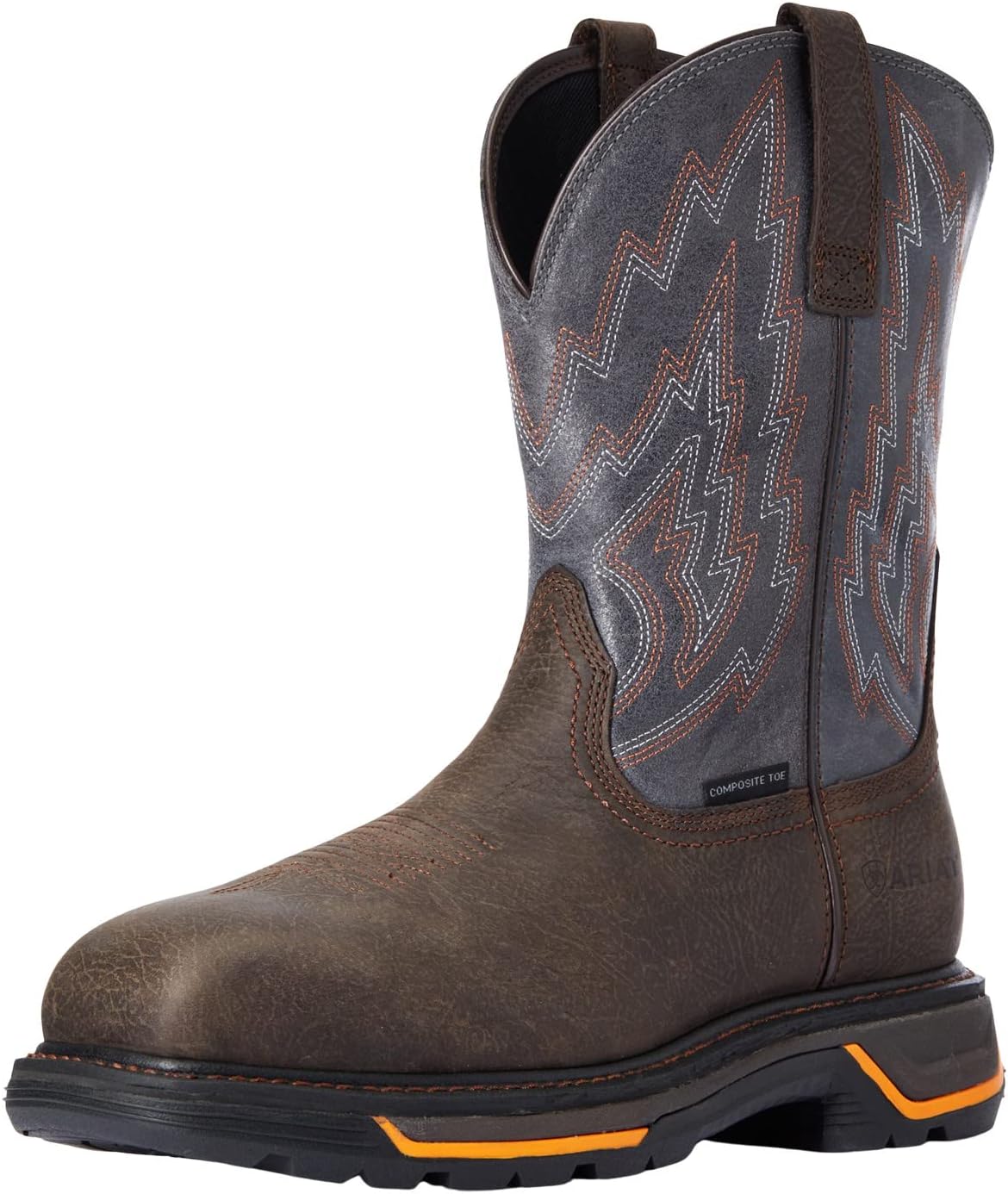 

Мужские ботинки Ariat Big Rig с композитным носком, Iron Coffee