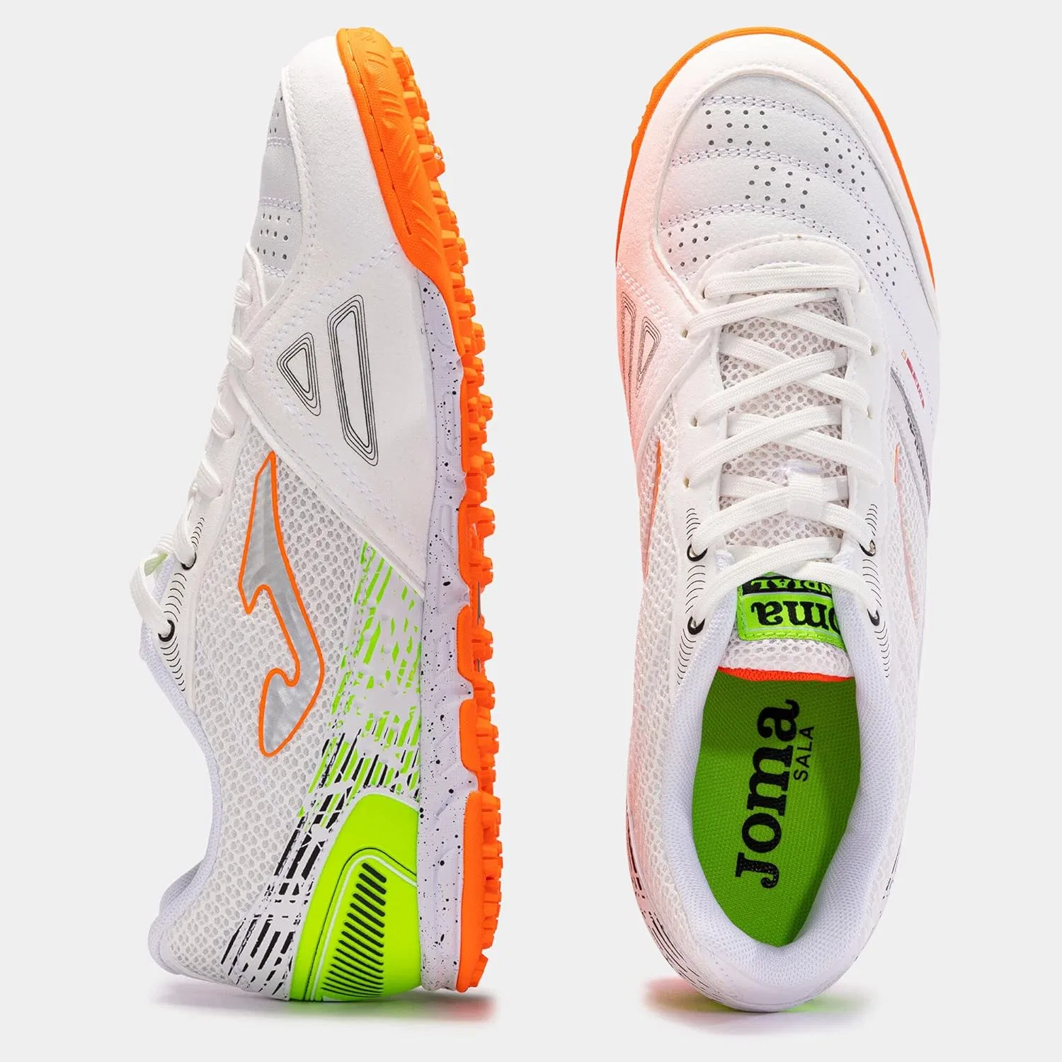 Кроссовки Joma Men's Turf Football, White Orange — фото 4