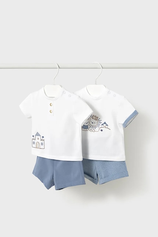 

Хлопковый комплект для малышей Mayoral Newborn, синий
