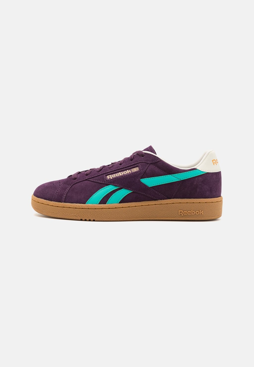 Кроссовки на шнуровке CLUB C GROUNDS UK UNISEX Reebok Classic, цвет Midnightplum/Green/Blanco