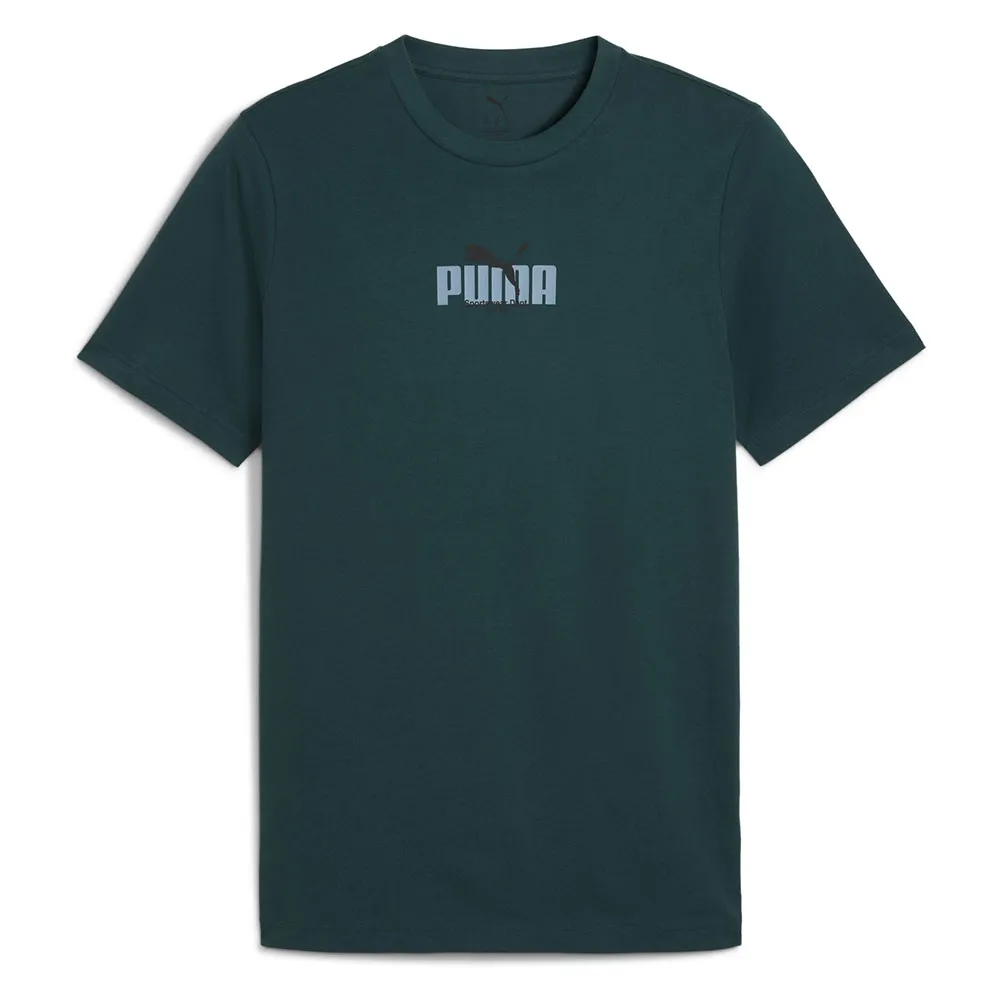 

Футболка с коротким рукавом Puma Graphic Wording, зеленый