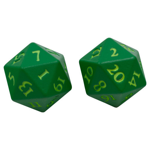 

Аксессуары Ultra Pro Vivid Heavy Metal d20 Set: Green (2)