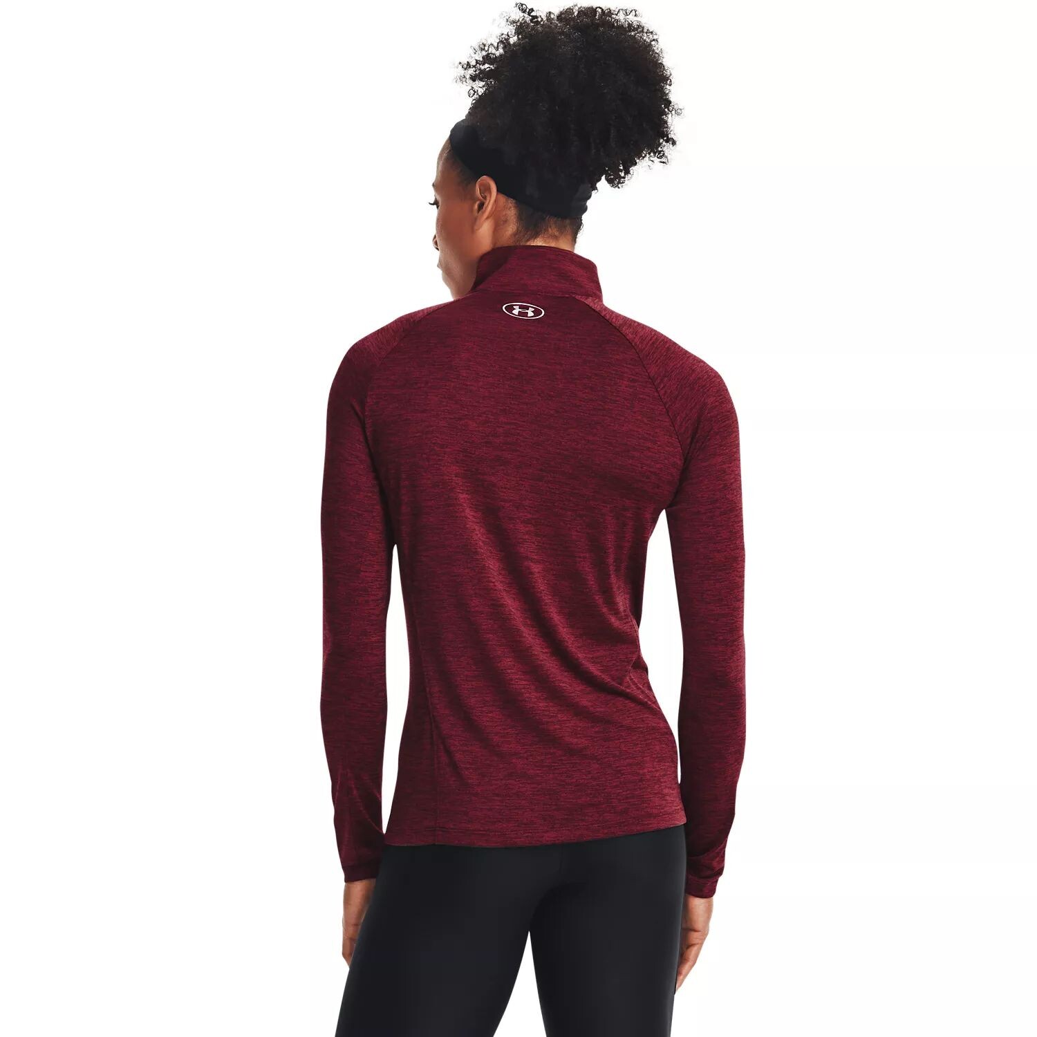 

Женский топ с молнией до половины Under Armour Tech Under Armour, черный/серый